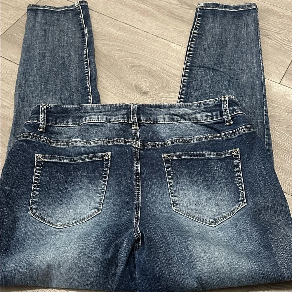 NWOT Maurice’s Dark Blue Skinny Jeans size XXL-Long - Picture 8 of 9